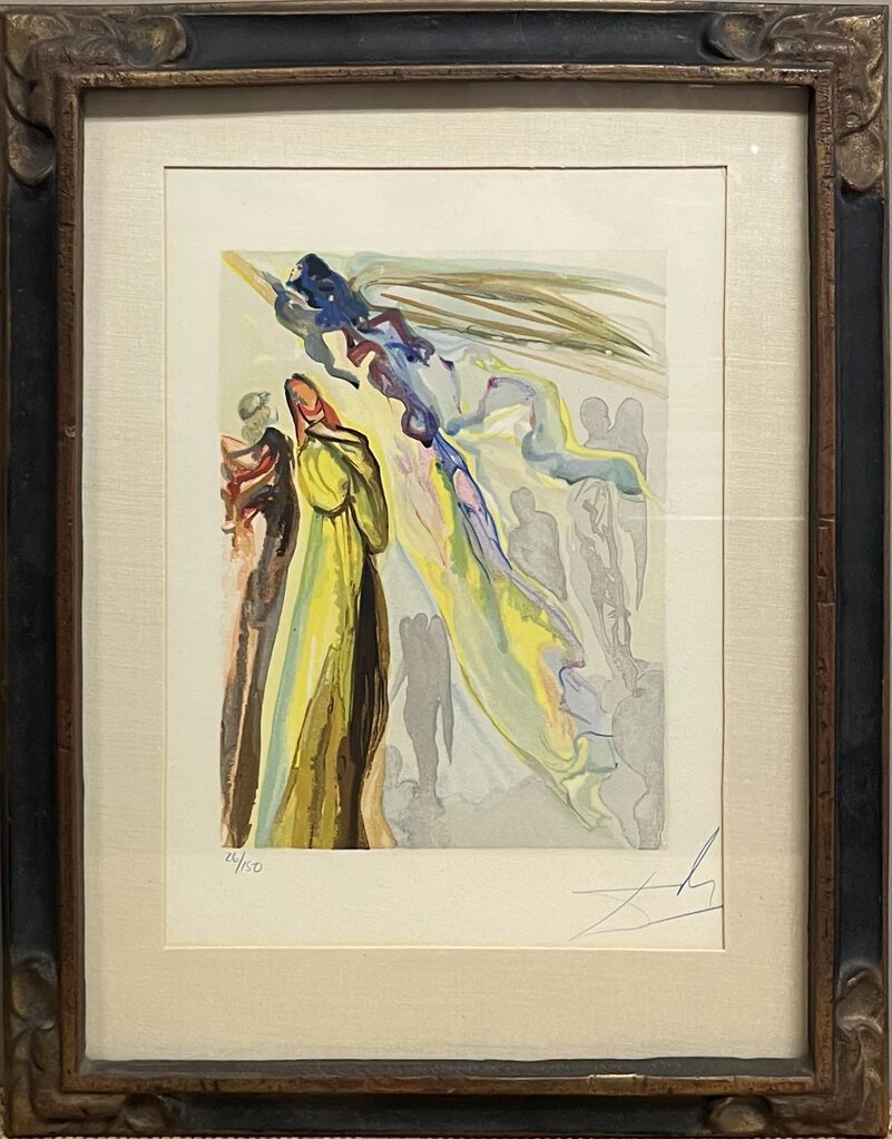 SDali The Ancestors Color Woodcut Edition 26 Of 150 Signed