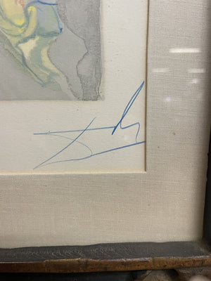 SDali The Ancestors Color Woodcut Edition 26 Of 150 Signed