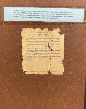 SDali The Ancestors Color Woodcut Edition 26 Of 150 Signed