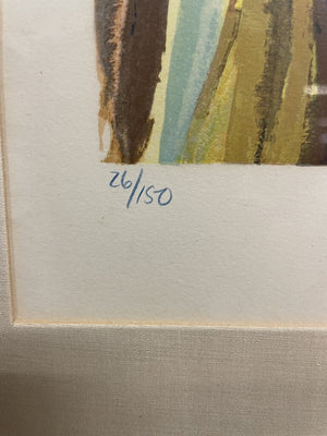 SDali The Ancestors Color Woodcut Edition 26 Of 150 Signed