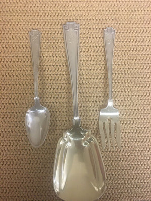 Gorham Etruscan Sterling Silverware Set 8 Lbs Used Vintage