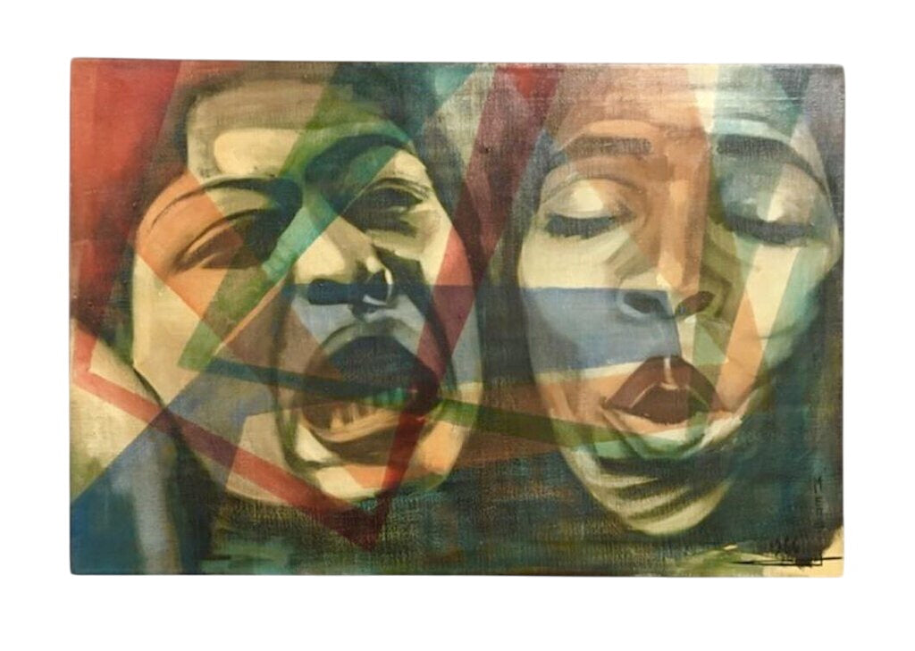 Mendij Untitled Surrealist Oil on Canvas 30x20 by Miss Daisy's Consignment & Auction House