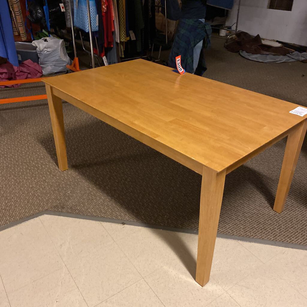 Wood Dining Table (60"x36"x29")