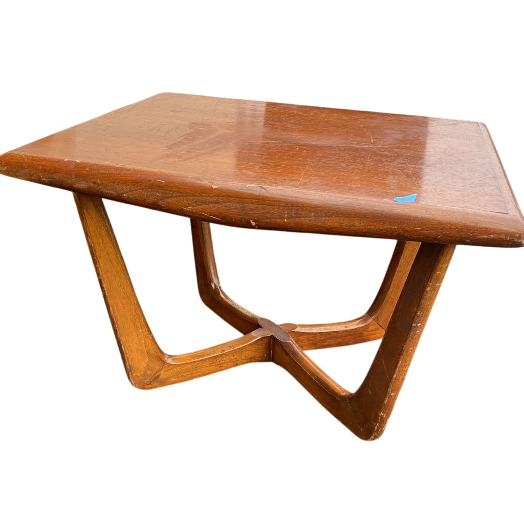 Mid Century Style End Table 29x22x20 Solid Wood Vintage