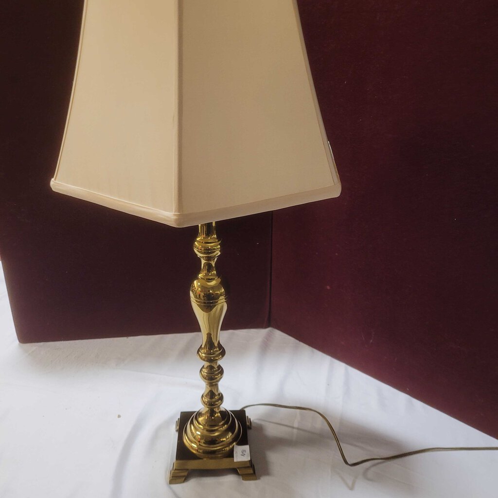 Solid Brass Candlestick Table Lamp 32 Tall