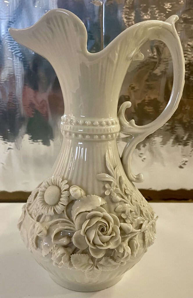 Belleek Beautiful Delicate Floral Ewer