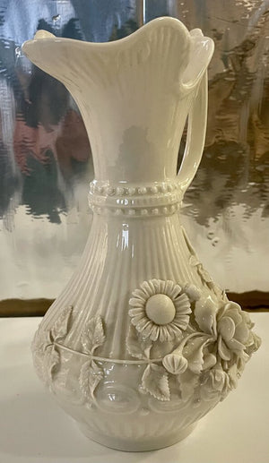 Belleek Beautiful Delicate Floral Ewer