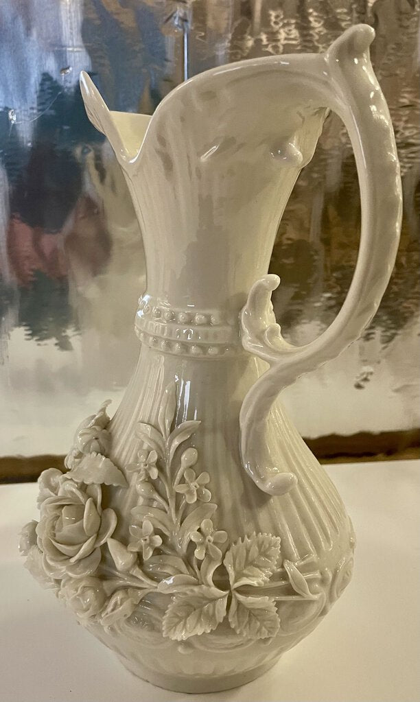 Belleek Beautiful Delicate Floral Ewer