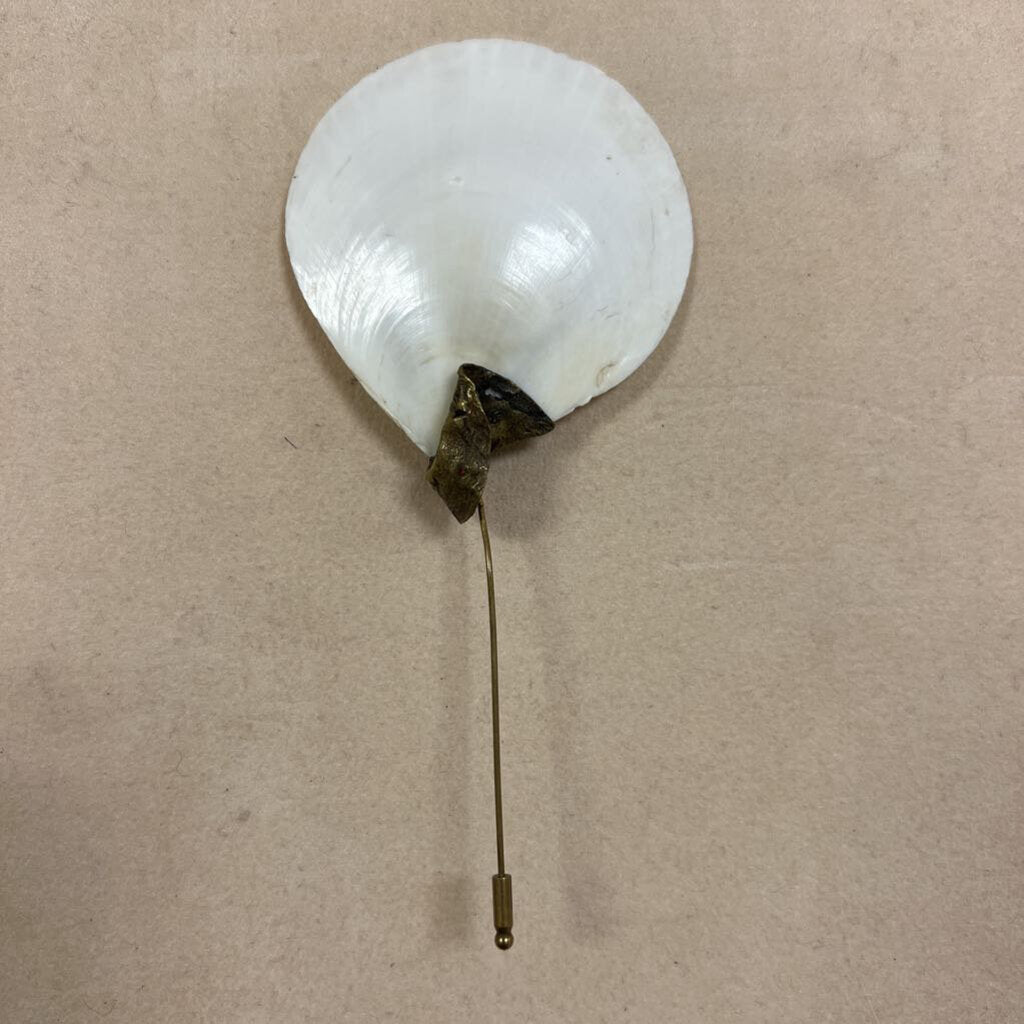 Shell Pin Brooch