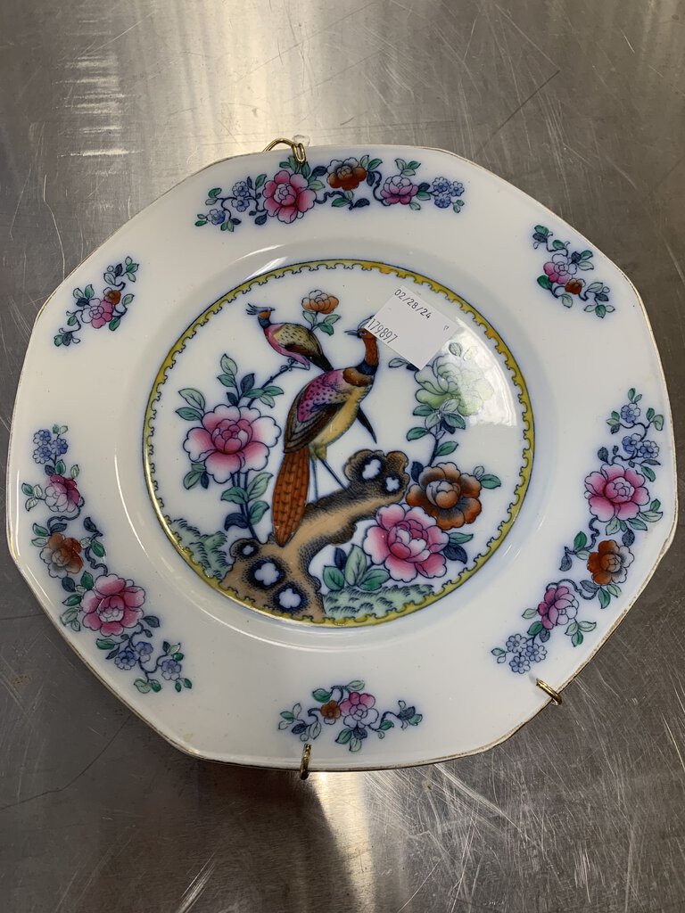 Antique Whildon Ware Old Chelsea English Plate