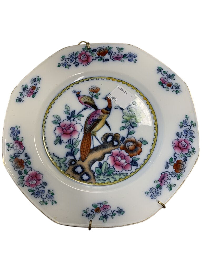 Antique Whildon Ware Old Chelsea English Plate by Miss Daisy's Consignment & Auction House