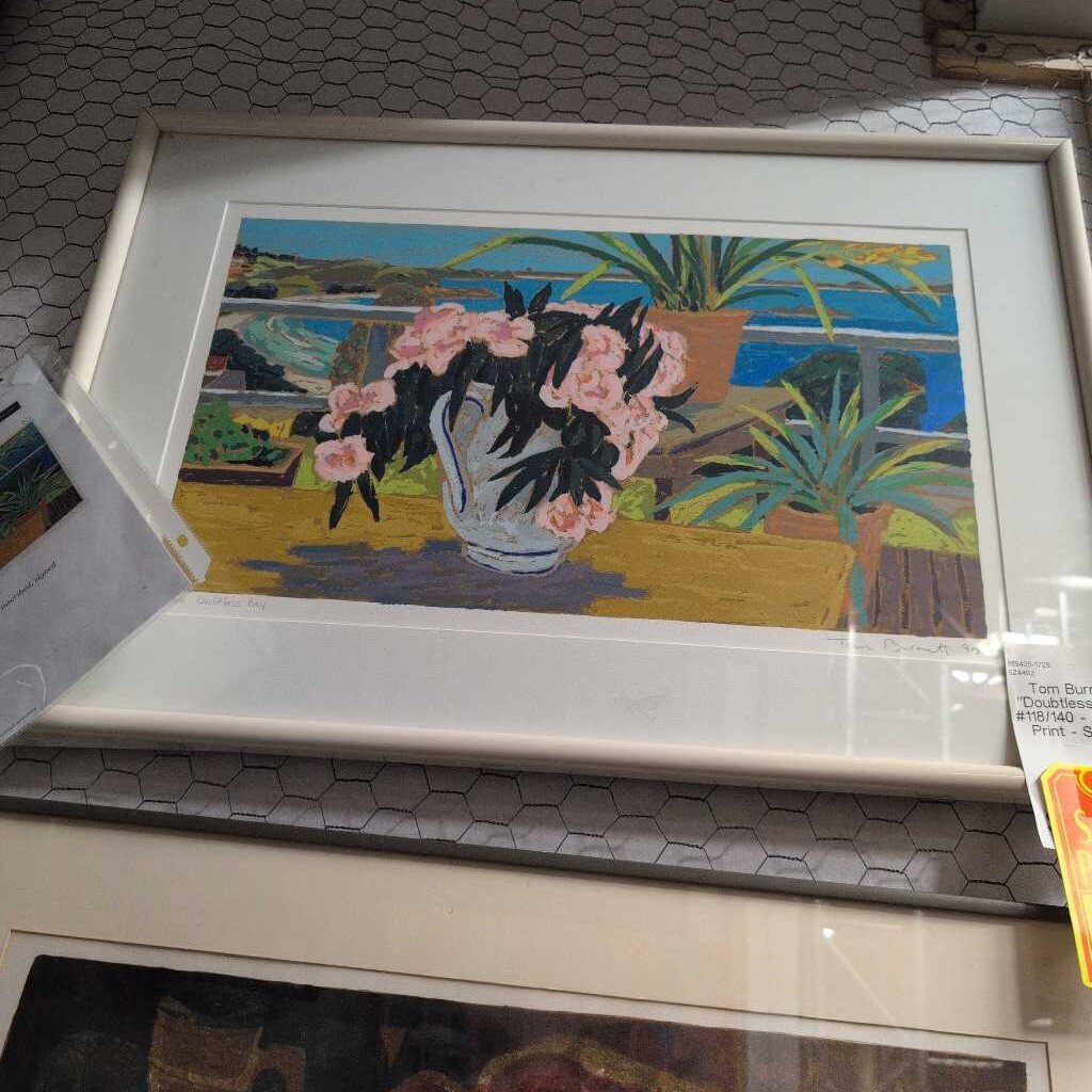 Tom Burnett "Doubtless Bay" #118/140 - Screen Print - Signed 1990