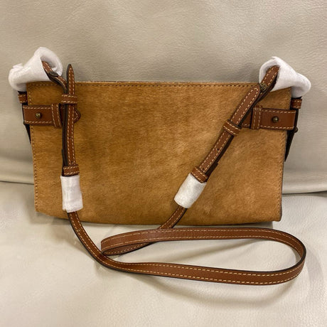 Brazilian Cowhide Chestnut Small Crossbody Bag-NEW