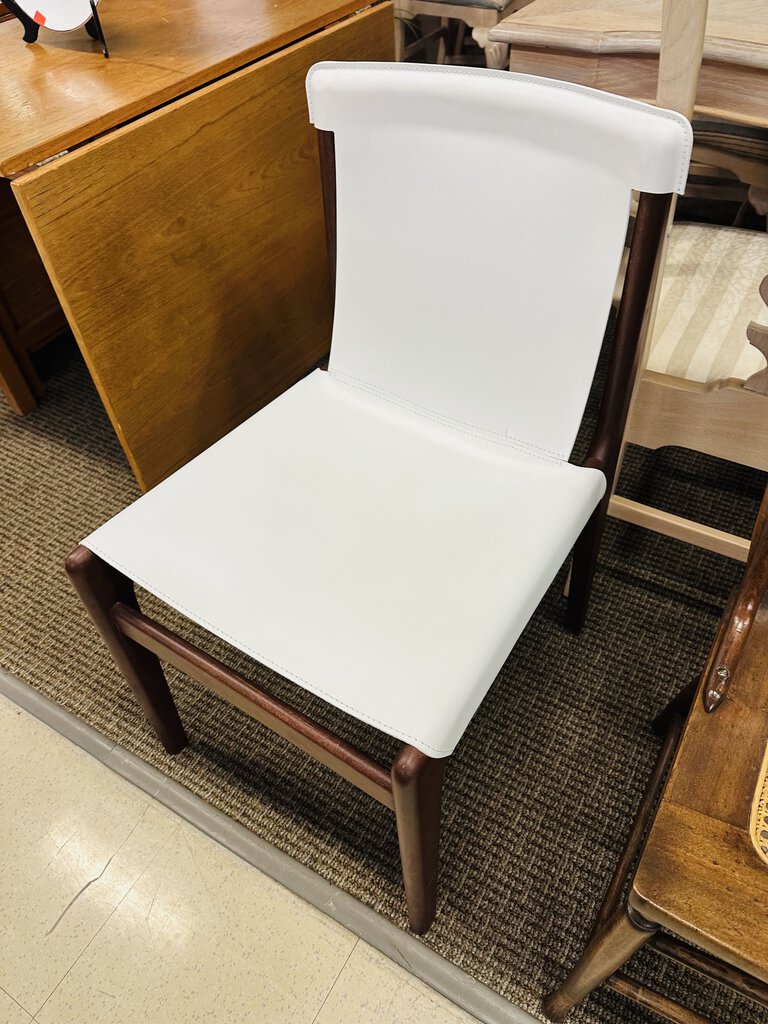 Italian Burano Leather Sling Chair MSRP $449