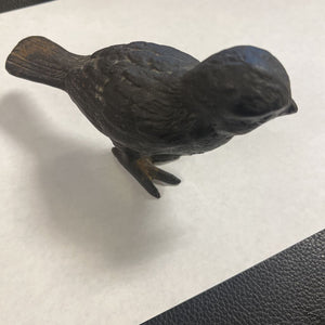 Cast Iron Bird Figurine 3.5 x 6