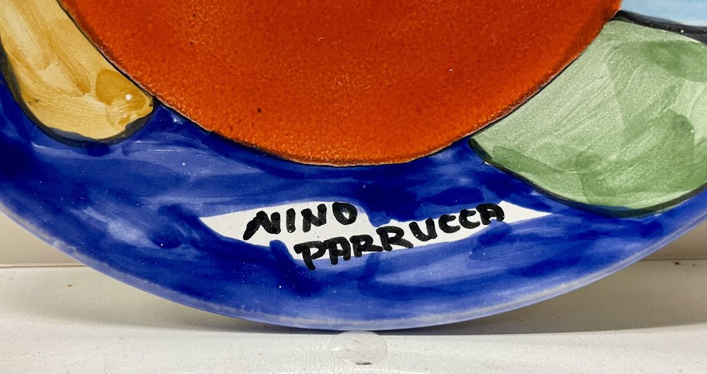 Nino Parrucca Hand Painted Italian Pottery (Set of 3)