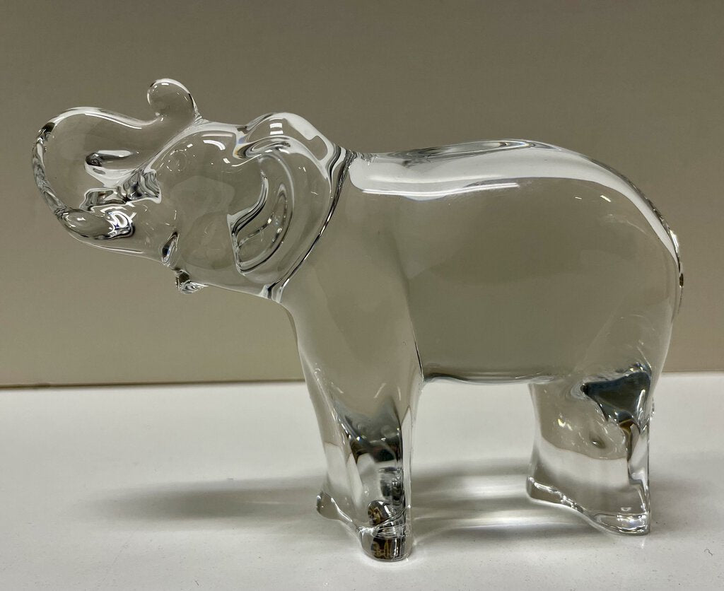 Baccarat Crystal Elephant Figurine