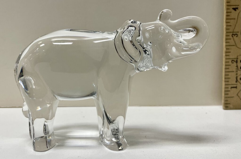 Baccarat Crystal Elephant Figurine