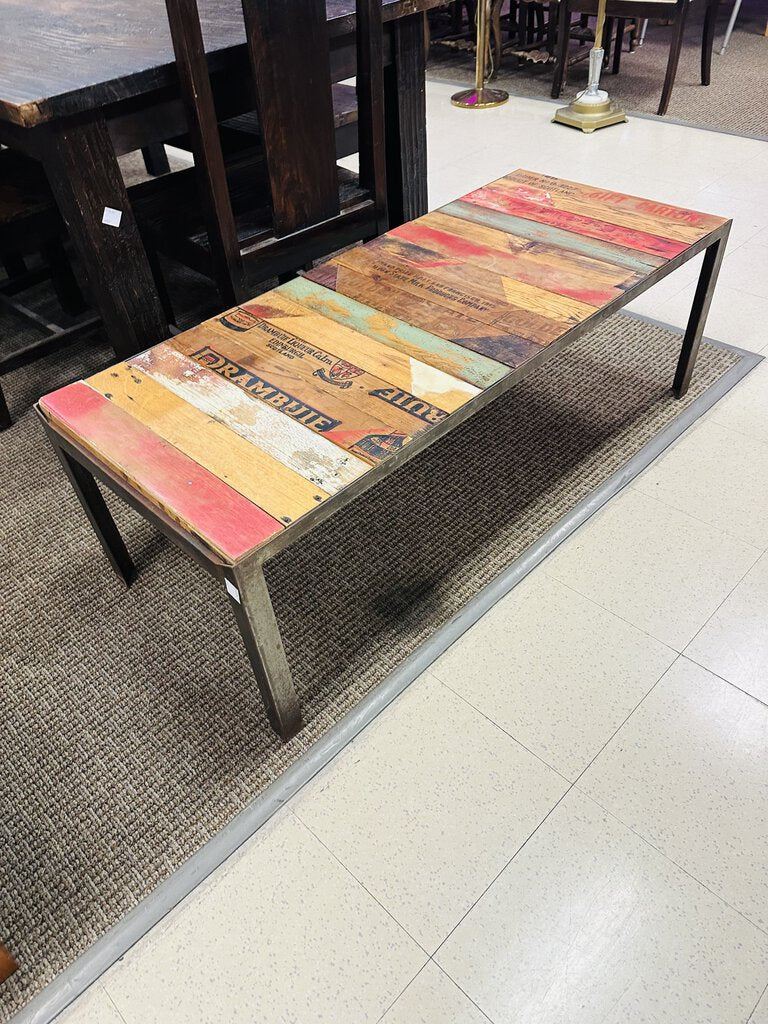 Coffee Table With Changeable Slate 48x20x16