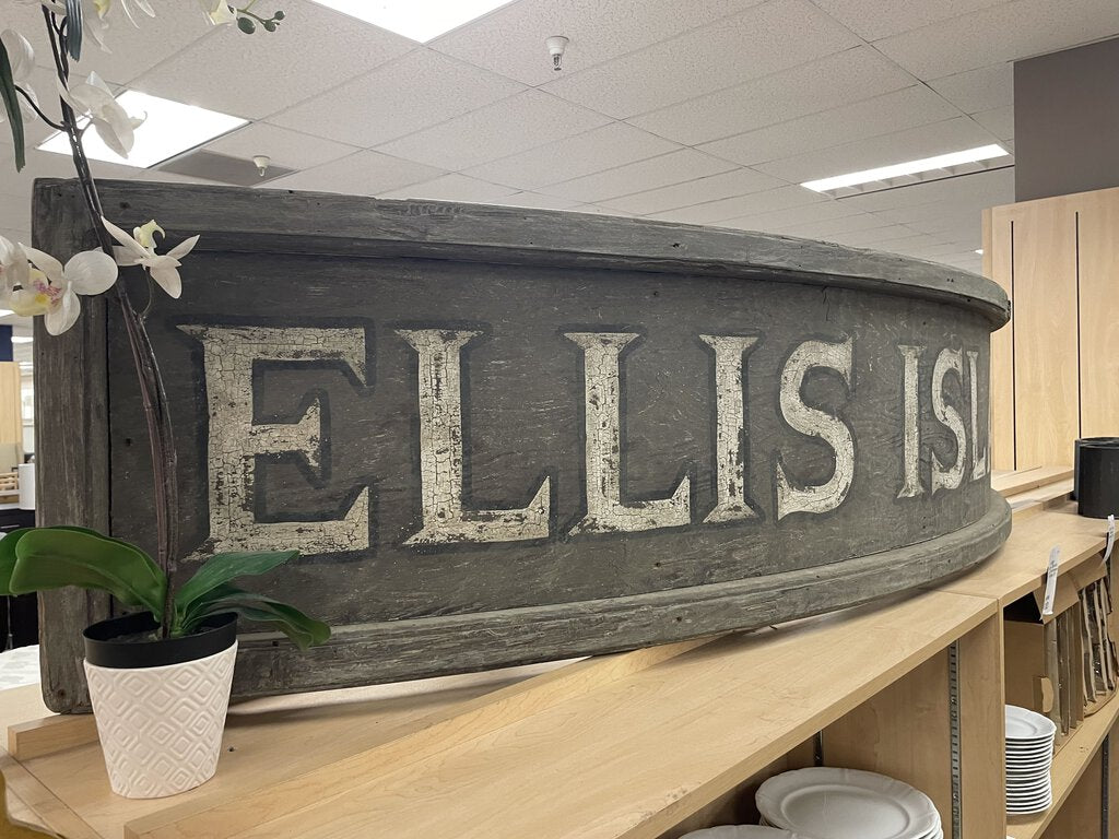 Bachman Ellis Island Entryway Sign Movie Prop