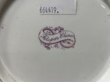 English Felspar China Scalloped Asymmetrical Plate