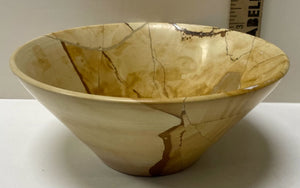 Handmade Turned Onyx Marble Bowl