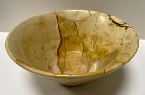 Handmade Turned Onyx Marble Bowl