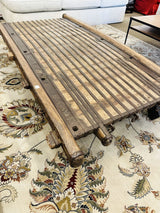 19th Century Teak Oxcart Coffee Table