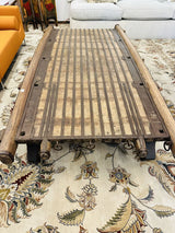 19th Century Teak Oxcart Coffee Table