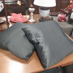 Dark Grey Taffeta Pillow (each)