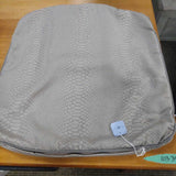 Taupe Snake Skin Patterned Pillow