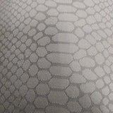 Taupe Snake Skin Patterned Pillow