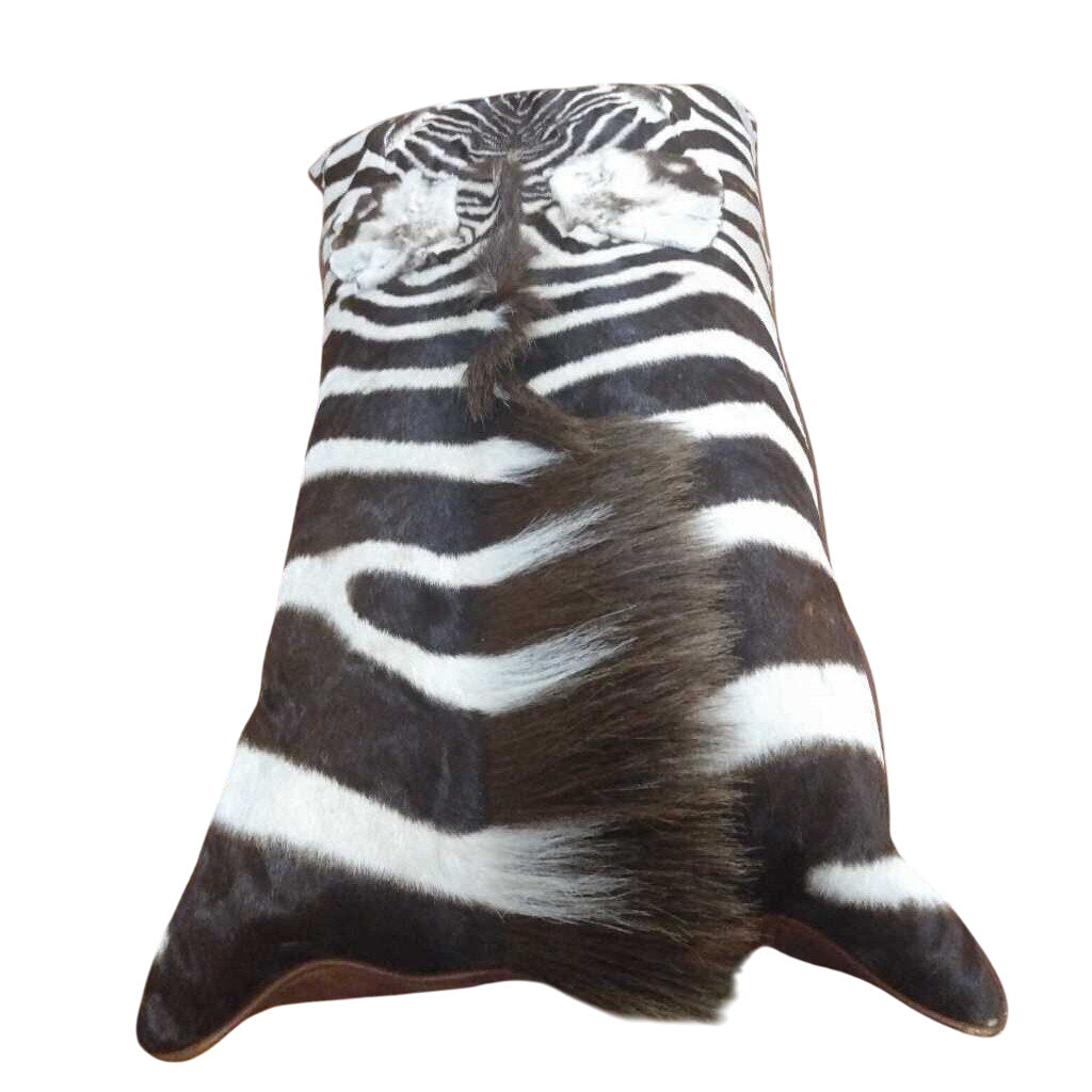 Zebra Skin Pillow by Miss Daisy's Consignment & Auction House