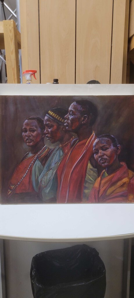 Cynthia Grilli African Tribal Portraiture 24x30