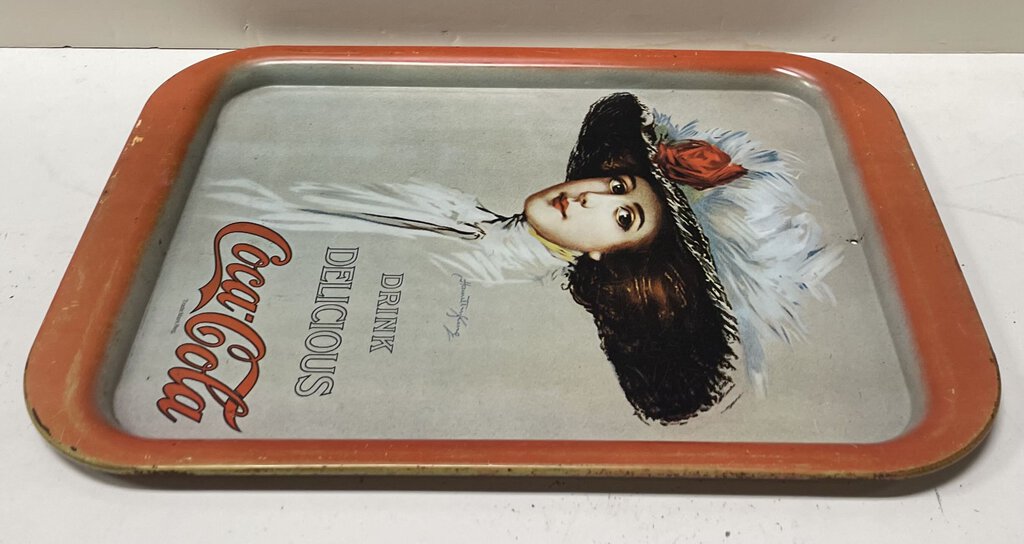 Vintage 1971 Coca Cola Tray 1909 Reproduction