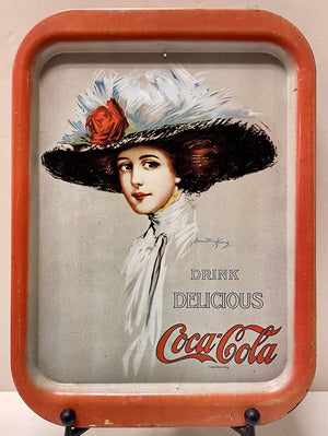 Vintage 1971 Coca Cola Tray 1909 Reproduction