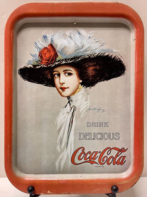 Vintage 1971 Coca Cola Tray 1909 Reproduction