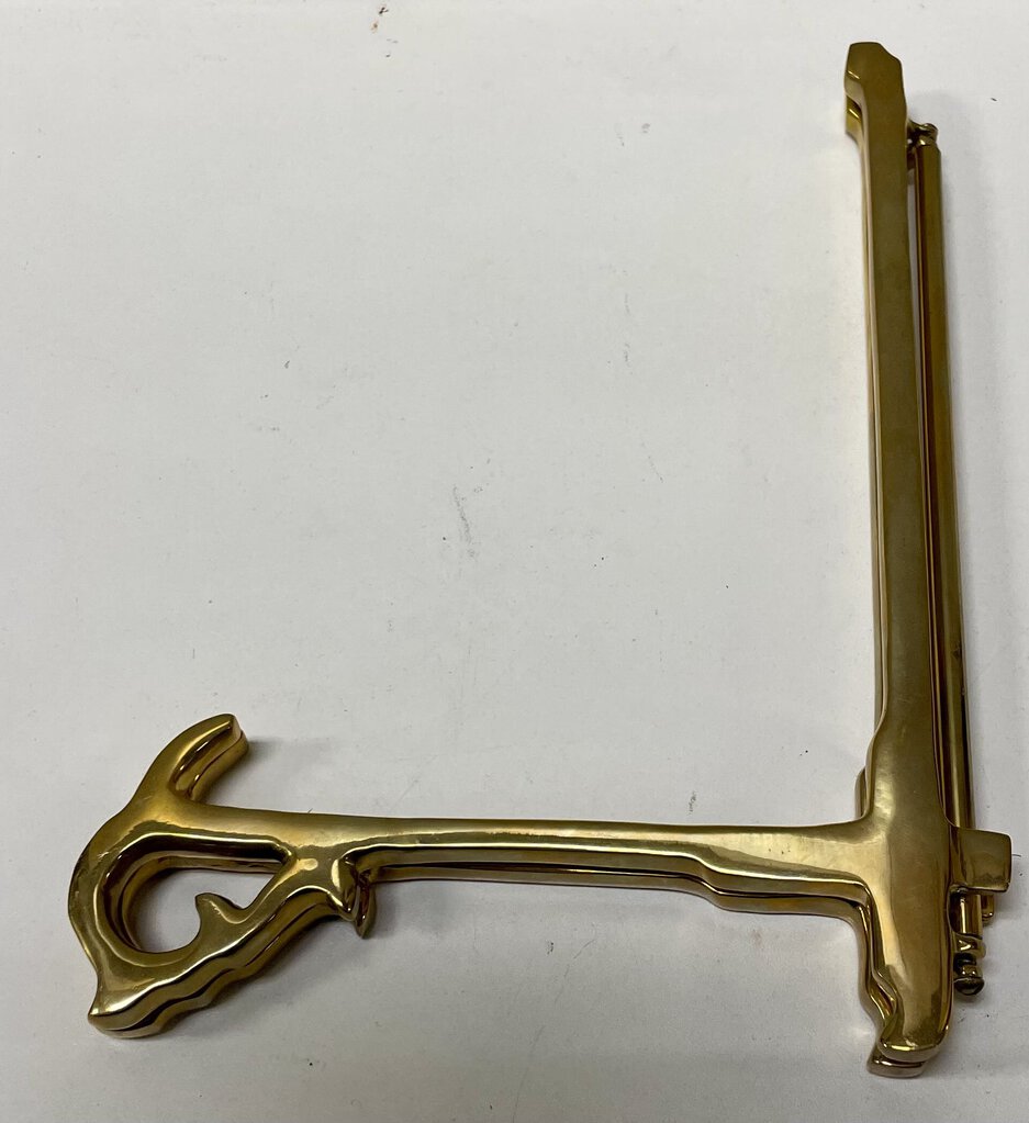 Chinese Solid Brass Hinged Plate Stand