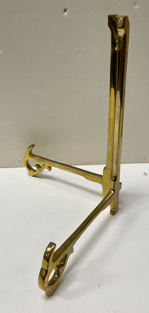 Chinese Solid Brass Hinged Plate Stand