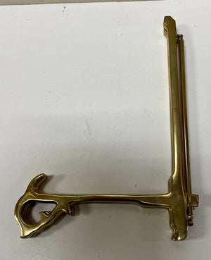 Chinese Solid Brass Hinged Plate Stand