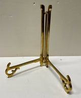 Chinese Solid Brass Hinged Plate Stand