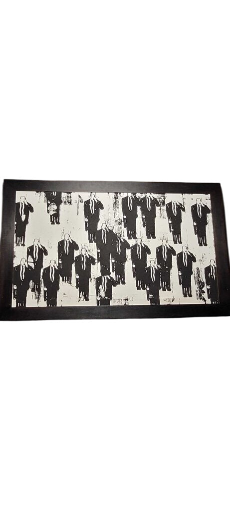 David Ross Untitled Wood block Printing 53x34 by Miss Daisy's Consignment & Auction House