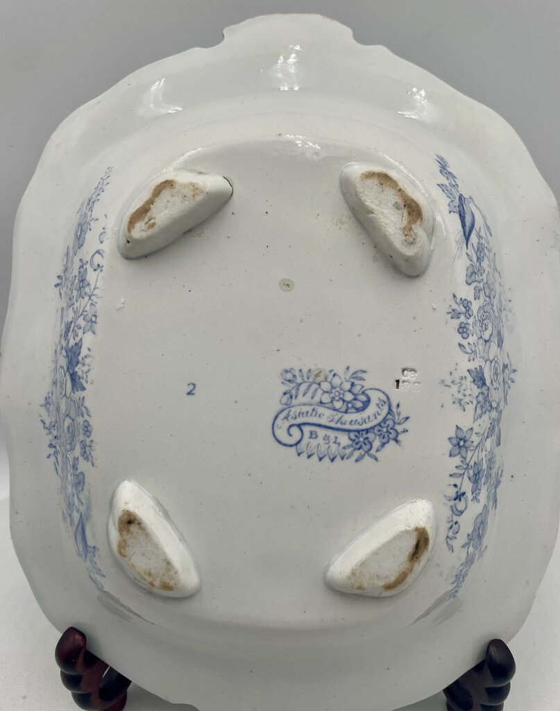 Antique Burgess & Leigh Asiatic Pheasants Vegetable Dish (No Lid)