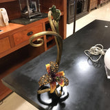 Jay Strongwater Mirabelle Orchid Single Candlestick