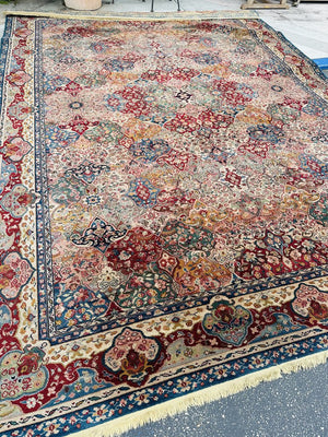 Karastan Tea Wash Kirman Panel Rug 10x 14