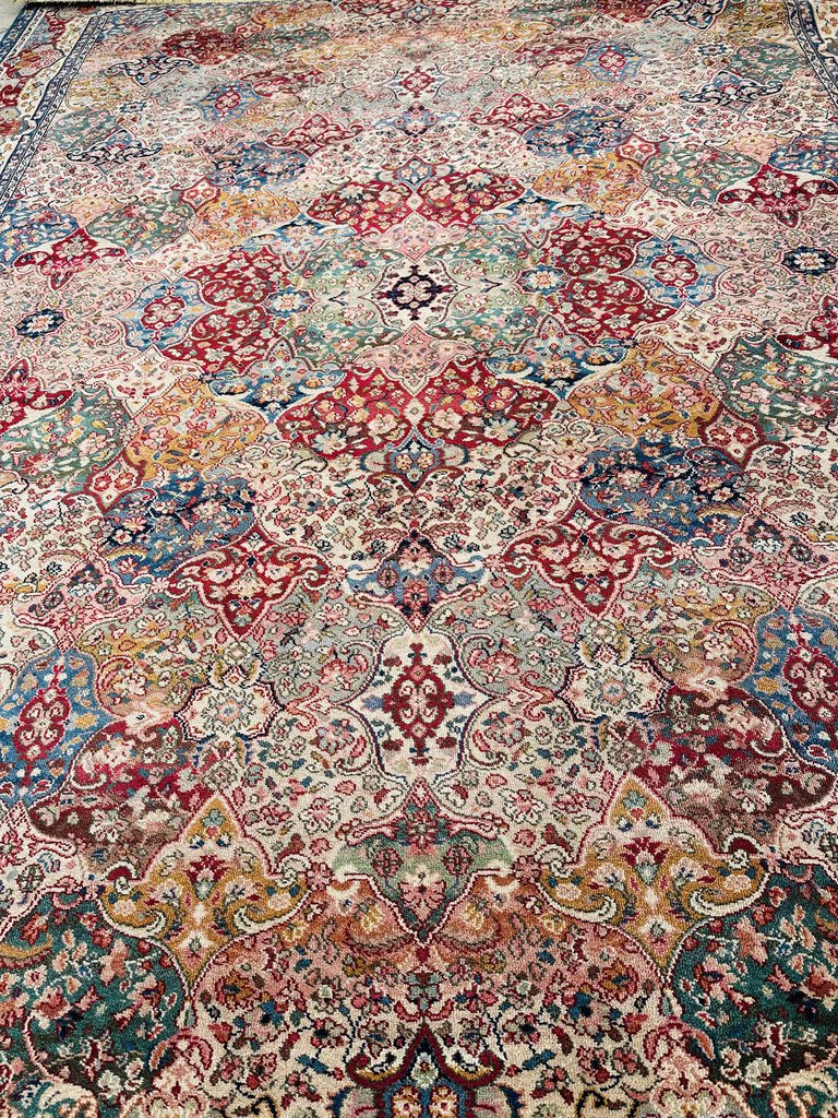 Karastan Tea Wash Kirman Panel Rug 10x 14