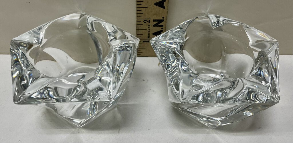 Vintage Mikasa Diamond 1990's Candle Holder