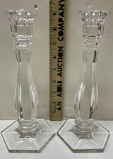 Tiffany and Co. Crystal Candle Stick Holders (PAIR)