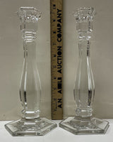 Tiffany and Co. Crystal Candle Stick Holders (PAIR)