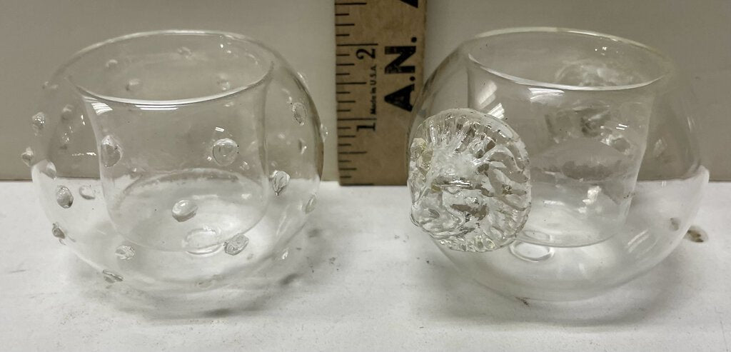 Roost Hand Blown Double Wall Votive Holders (Set of 2)